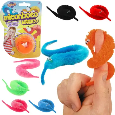 MINHOCA MICONHOCO MAGICO DE POLIESTER 23CM