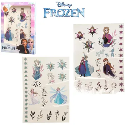 TATUAGEM INFANTIL COM 32 PECAS FROZEN