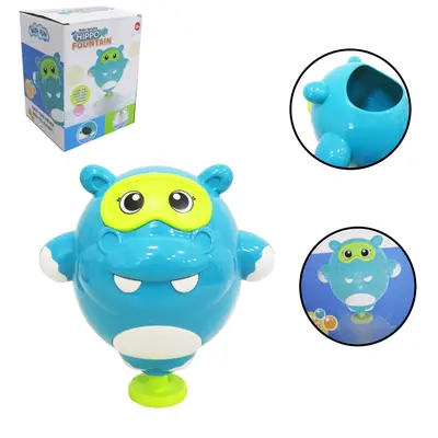 BRINQUEDO PARA BANHO TIPO HIPOPOTAMO HIPPO FOUNTAIN NA CAIXA