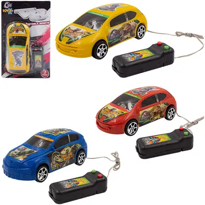CARRO COM CONTROLE REMOTO COM FIO V8 A PILHA