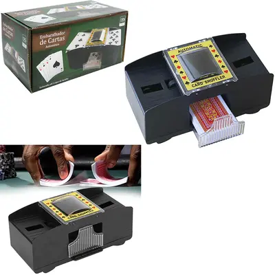 EMBARALHADOR DE CARTAS AUTOMATICO A PILHA 20,5X9,5X9,5CM