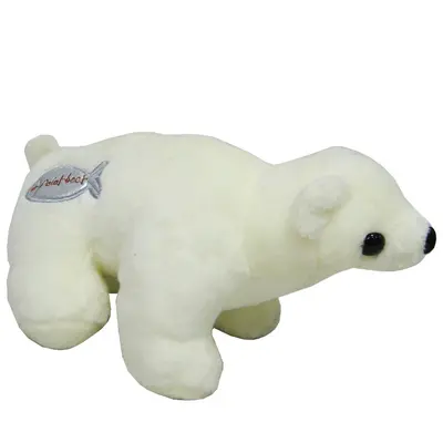 URSO DE PELUCIA BRANCO 25X13X11,5CM