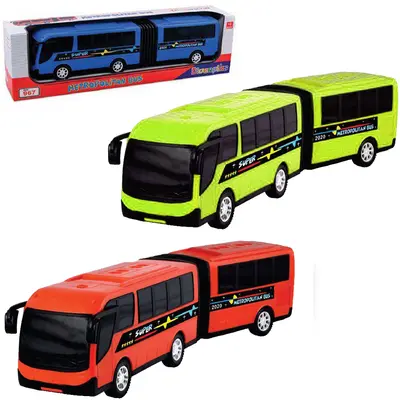ONIBUS SANFONADO METROPOLITAN BUS RODA LIVRE COLORS NA CAIXA