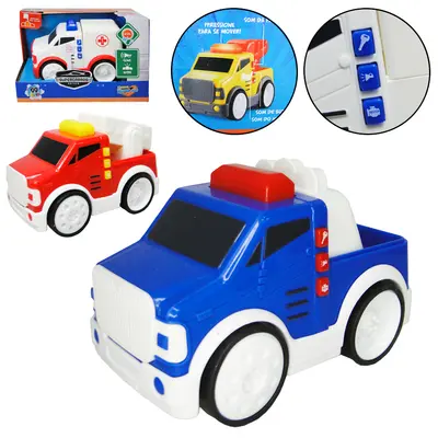 CARRO A FRICCAO SUPERCARROS COM SOM E LUZ COLORS A PILHA NA CAIXA