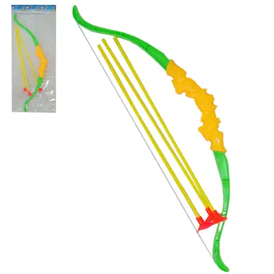 ARCO E FLECHA COM 3 VENTOSAS COLORS NA SOLAPA