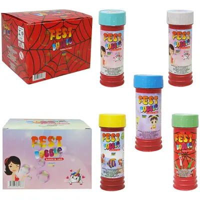 BOLHA DE SABAO FEST BUBBLE 60ML 10,5X3,5CM DE Ø