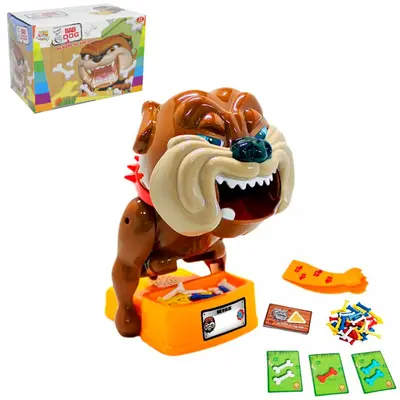 CACHORRO COMILAO PEGUE OSSO SEM SER MORDIDO COM SOM + JOGO MEMORIA E ACESSORIOS A PILHA