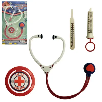 KIT MEDICO INFANTIL MEDICAL SET COM 4 PECAS