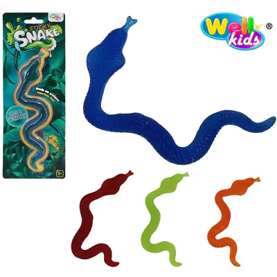COBRA GRUDA GRUDA SLIM STICKY SNAKE COLORS NA CARTELA WELLKIDS