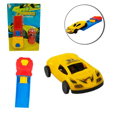 CARRO COM LANCADOR SUPER COM 2 PECAS