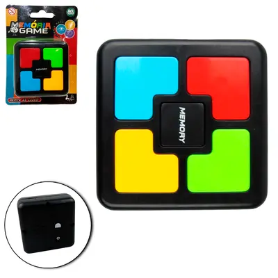 JOGO DA MEMORIA GAME COM LUZ A BATERIA 6CM