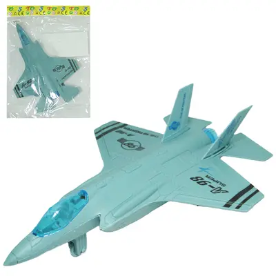 AVIAO JATO A FRICCAO PULL BACK 22,5X15,5X6CM