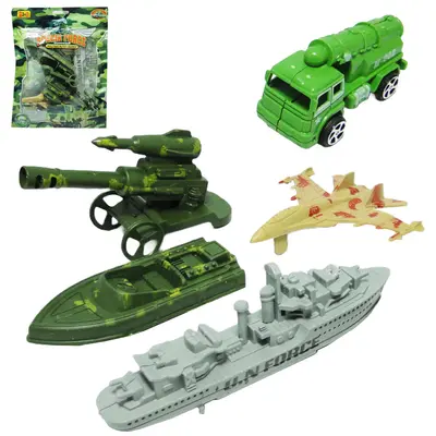KIT VEICULO MILITAR COM AVIAO + MOTO E ACESSORIOS RODA LIVRE SPECIA FORCE 5 PECAS