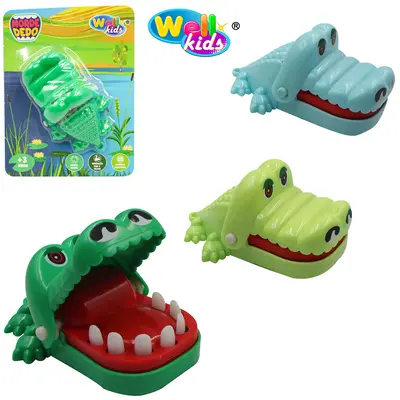 BRINQUEDO MORDIDA / MORDE DEDO CROCODILE 8,5X6X4CM