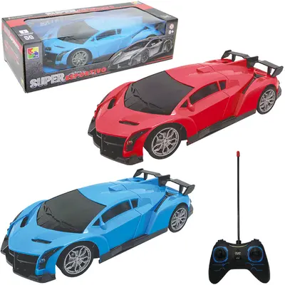 CARRO COM CONTROLE REMOTO SEM FIO SUPER ESPORTIVO 7 FUNCOES COM LUZ A BATERIA RECARREGAVEL