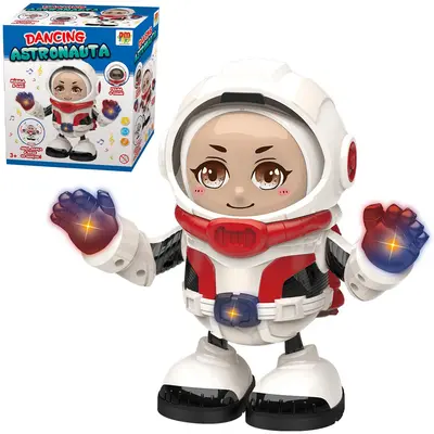 ASTRONAUTA DANCARINO COM SOM E LUZ A PILHA NA CAIXA