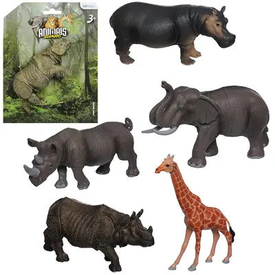 ANIMAL SELVAGEM DE PLASTICO SORTIDOS GRANDES ANIMAIS SELVAGEM