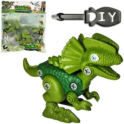 DINOSSAURO MONTA E DESMONTA DIDATICO COM ACESSORIO