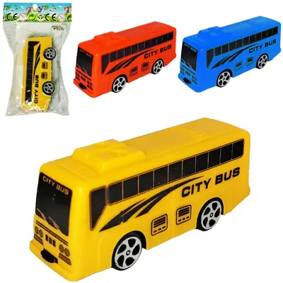 ONIBUS A FRICCAO PULL BACK 9X4X3CM