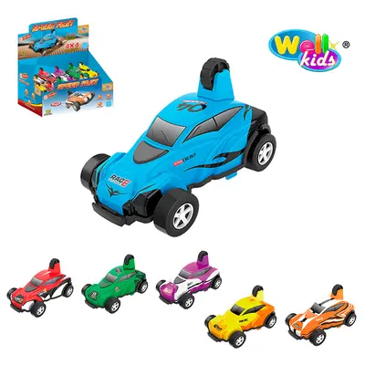 CARRO MALUCO CAMBALHOTA A FRICCAO PULL BACK 4X4 360º SPEED FAST DP PLAY