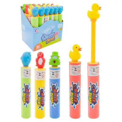 BASTAO DE ESPUMA LANCA AGUA BICHINHOS WATER PUMP 26CM