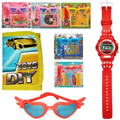 KIT BELEZA INFANTIL COM OCULOS + RELOGIO DE PULSO E CARTEIRA INTERESTING TOYS