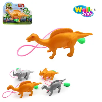 DINOSSAURO DE PLASTICO COM MOVIMENTO A BOMBA ANIMAIS INCRIVEIS DINO