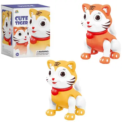 TIGRE DANCARINO COM SOM E LUZ A PILHA NA CAIXA