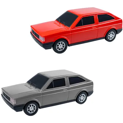 CARRO GOL QUADRADO RODA LIVRE 20,5X8,5X7CM
