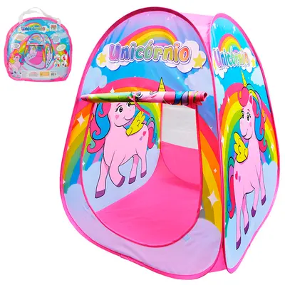 BARRACA DOBRAVEL UNICORNIO 91X72X70CM NA BOLSA
