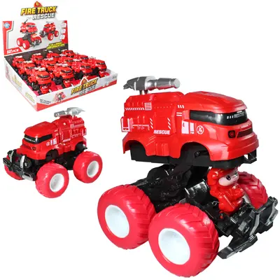 CARRO MALUCO CAMBALHOTA CAMINHAO BOMBEIRO A FRICCAO FIRE TRUCK RESCUE DP PLAY