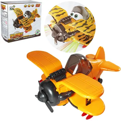 AVIAO BATE E VOLTA PLANE FIGHTER COM SOM E LUZ A PILHA