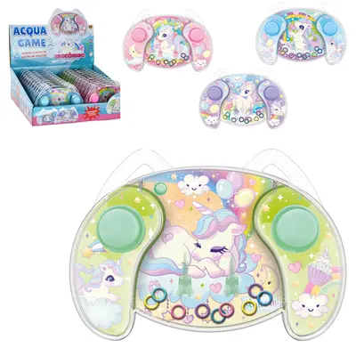 AQUAPLAY JOGO DE ARGOLA ACQUA GAME UNICORNIO 14,5X10CM DP PLAY
