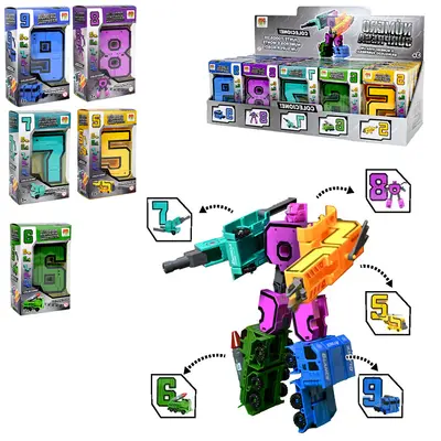 NUMERO SURPRESA 5/6/7/8/9 TODOS FORMA SUPER ROBO