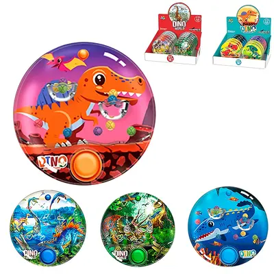 AQUAPLAY JOGO DE BASQUETE DINOSSAURO DINO ADVENTURE HANDHELD 10CM DE Ø DP PLAY