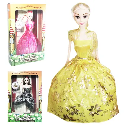 BONECA ISABELLA UMA DOCE PRINCESA COM VESTIDO