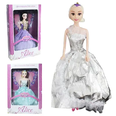BONECA ALICE UMA AMIGA PARA TODAS AS HORAS COM VESTIDO