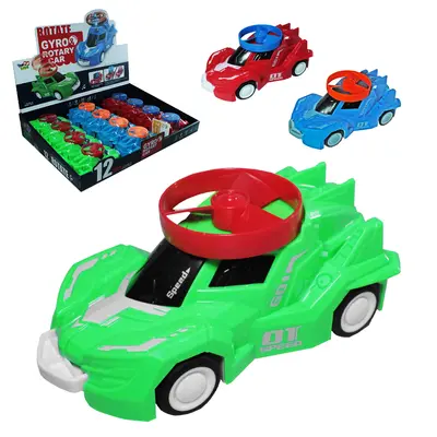 CARRO A FRICCAO BATE LANCA DISCO SPEED GO ROTATE TOP KIDS DP PLAY