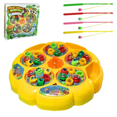 PEGA PEIXE A PILHA PESCARIA DIVERTIDA COM SOM TOP KIDS