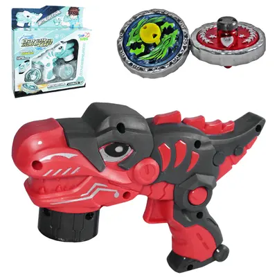 PIAO / BLADE COM LANCADOR DINOSSAURO TOP BATALHA FINAL COM LUZ A BATERIA TOP KIDS 3 PECAS