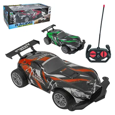 CARRO COM CONTROLE REMOTO SEM FIO RACING HIGH SPEED CAR 7 FUNCOES COM LUZ A PILHA