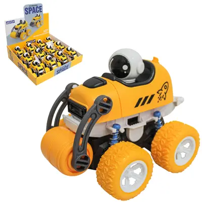 CARRO MALUCO CAMBALHOTA CAMINHAO CONSTRUCAO ASTRONAUTA A FRICCAO OFF-ROAD RACING SPACE DP PLAY