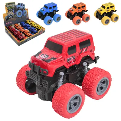 CARRO GRAFITADO MALUCO CAMBALHOTA A FRICCAO OFF ROAD STUNT CAR 4X4 DP PLAY