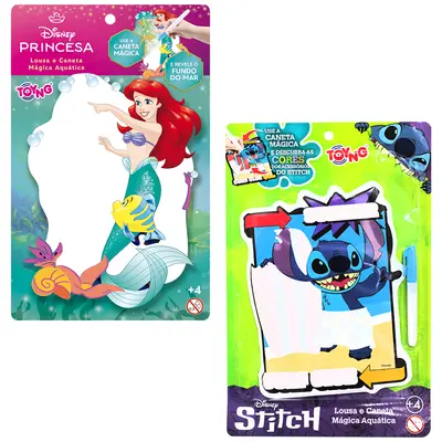 LOUSA DISNEY + CANETA PARA COLORIR COM AGUA