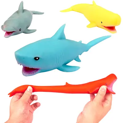 ANIMAL MARINHO ESTICA DIVERTIDO SORTIDOS 18CM