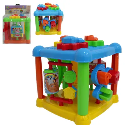 BLOCO BABY DE ENCAIXE LETRAS BRINCAR & CRESCER 21X21CM