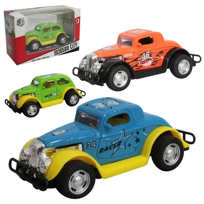 CARRO DE METAL A FRICCAO PULL BACK MODERN CITY