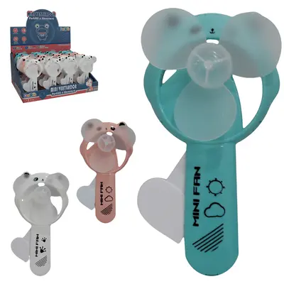 MINI VENTILADOR INFANTIL DE MAO A FRICCAO PANDA 12X7CM DP PLAY