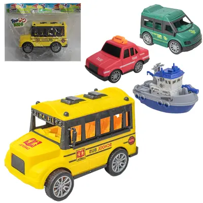 BARCO / CARRO A FRICCAO PULL BACK TOP KIDS