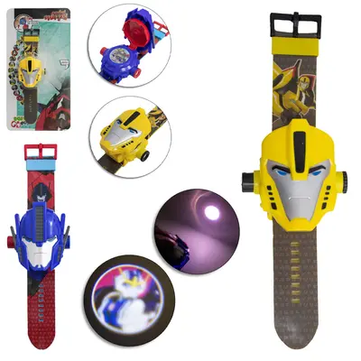 RELOGIO DE PULSO COM PROJETOR IMAGEM 24 FIGURAS A BATERIA TOP KIDS